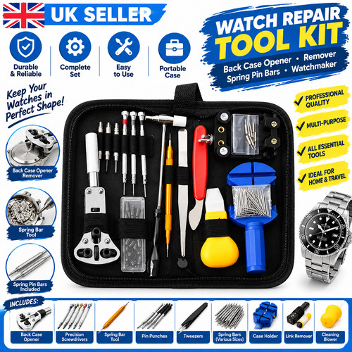 Watch repair tool kit - watch,
