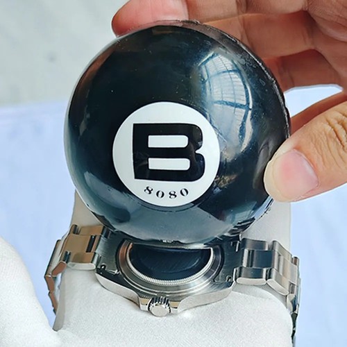 Hot rubber watch case - rubber, back