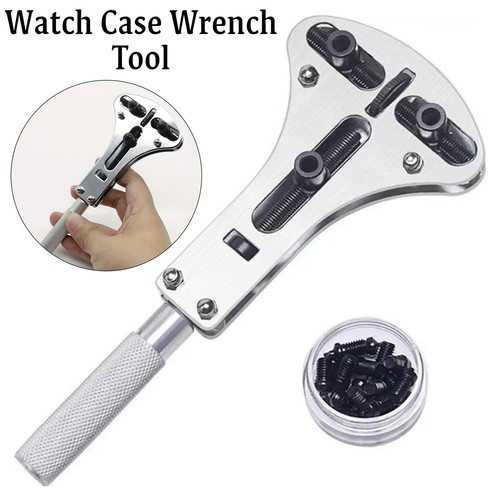 Watch back case opener screw - back,
