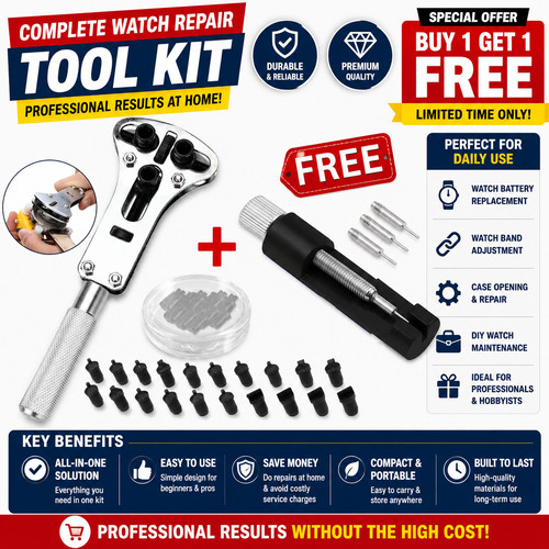 Watch back case opener kit - back,