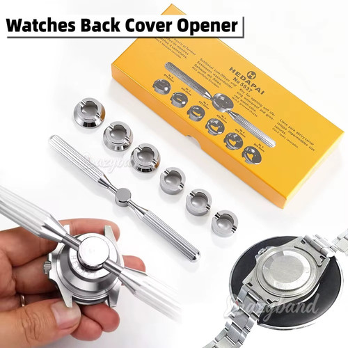 Watch back cover - watch, opener